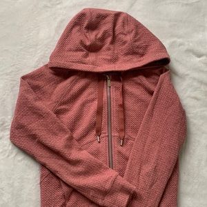 Waffle lululemon zip sweater